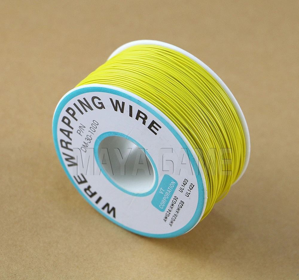 OCGAME 250 метров электрическая обмотка проводов, обмотка проводов, 10 цветов, одножильный Медный AWG30 кабель, провод и печатная плата, DIY Кабель