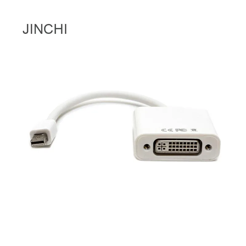 

Адаптер JINCHI Mini DP папа-DVI мама видеопреобразователь кабель поддерживает 4K 3D 1080P Бесплатная доставка