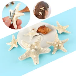 1/2 pcs Womens Girls Starfish Hairclip Elegant BEAUTY Starfish Sea Star Hair Clip Hot Hair Accessories for Grils