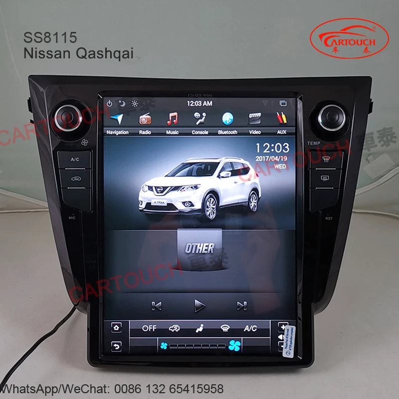 For Nissan X-trail QASHQAI TERRA NAVARRE Radio Android AUTO Car Multimedia GPS DVD Player Carplay HD SCREEN Bluetooth 5.0 audio