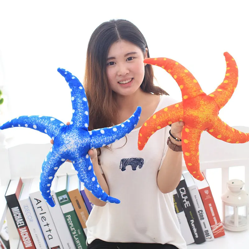 40CM Cartoon Sea Star Plush Toys Lovers Cloth Doll Stuffed Pillow Cushion At Home Decoration Birthday Gift