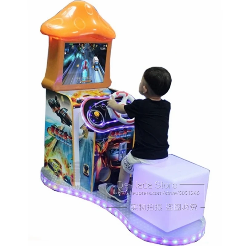 

Indoor Playground Children Amusement Play Device Simulator Games Coin Operated Drive Car Racing Arcade Game Machine