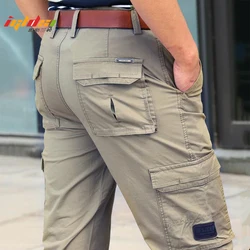 Army Tactical Cargo Pants Men Spring SWAT Special Force Combat Pants Casual Thin Multi Pocket Work Cotton Casual Long Trousers