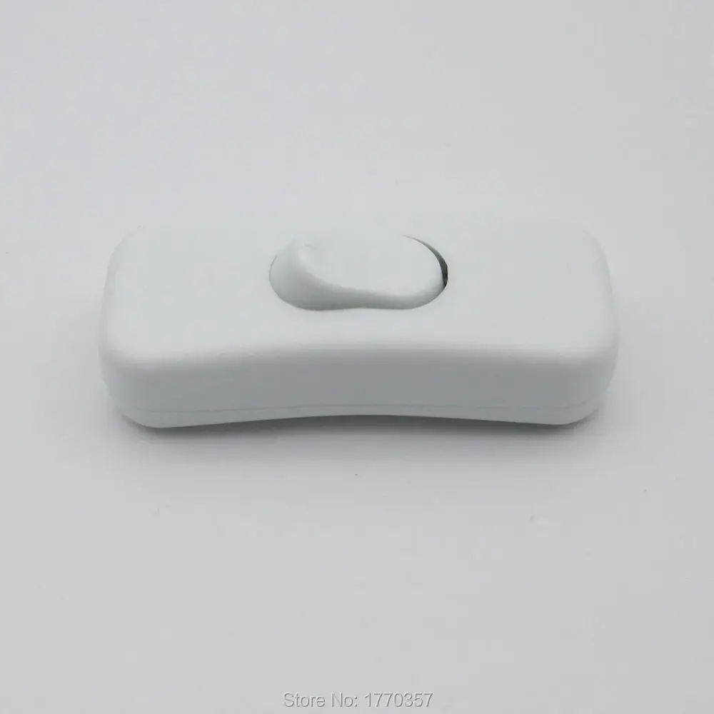 1 pcs  Rocker Switch AC 110V 220V 2A Lnline ON/OFF Table Lamp Desk Light Cord Control Switch Dropshipping