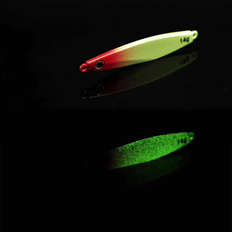 Day Night Fishing Lure Jigs Glow in Dark Jigbait Japan Same Designer Super Long Cast 80m Jig 14g/21g No Hook 1 Piece SALE