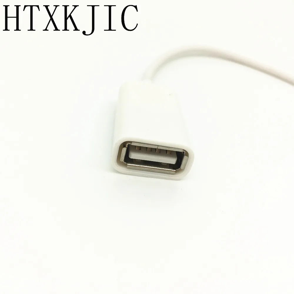 คุณภาพสูง 3.5 มม.ชายรถ AUX สายไฟ USB MP3 อะแดปเตอร์สายอะแดปเตอร์ 12V ไดรฟ์ CD USB AUX CABLE สำหรับรถยนต์ 3.5 มม.