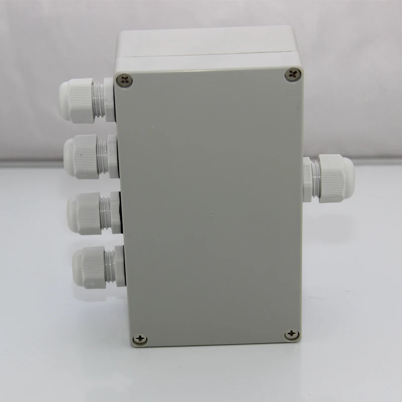 IP65 Waterproof Cable Wiring Junction Box 1 in 4 out 160*90*60mm with UK2.5B Din Rail Terminal Blocks