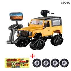 EBOYU FY003AB WiFi 2.4Ghz 1/16 4WD Snow Tires Truck Off-road RC Truck + Off-road Tires WiFi FPV 0.3MP Camera Classic Retro RTF