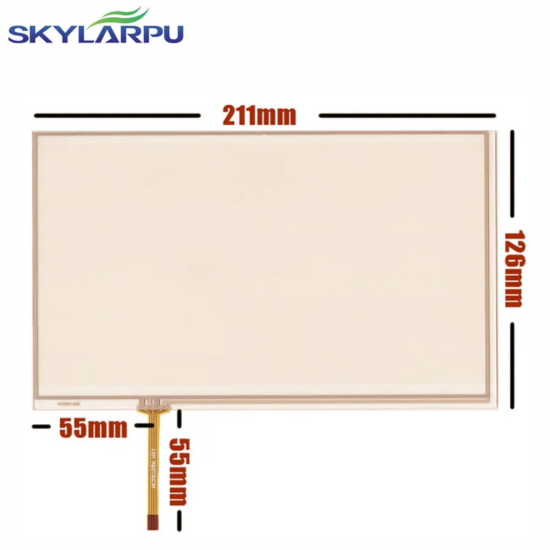 

Skylarpu 10pcs/Lot 9-Inch 211mm*126mm Touch Screen Panels For HSD090IDW1 AT090TN10 12 Car Headrest Touch Screen Digitizer Panel