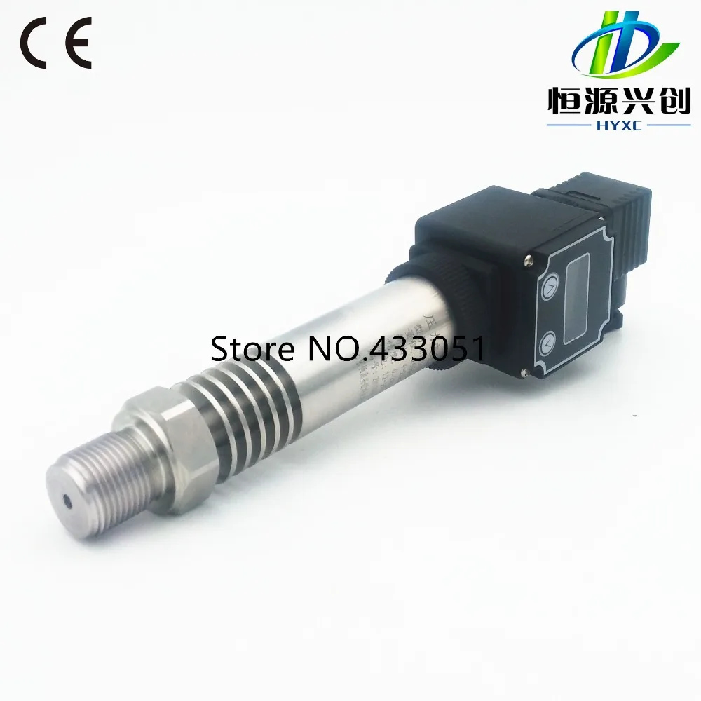 Pemancar/sensor tekanan suhu tinggi; Fungsi tampilan digital; Sinyal keluaran: 4-20mA/0-5V/0-10V/1-5V; Kisaran: -0,1-100Mpa