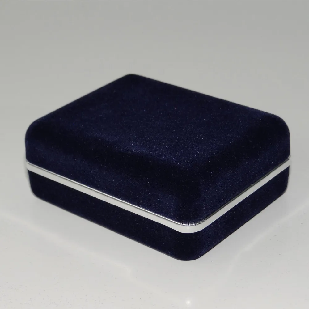 300pcs/lot  Black Velvet Cufflink Box Black Shirt Cufflink Box Cufflink Gift Case Holder Jewelry Packaging Boxes lin3984