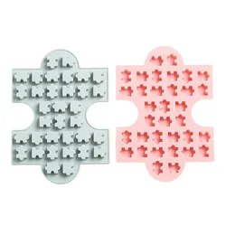 1pc Puzzle Design Silicone Cake Chocolate Ice Mold DIY Fondant Cake Decorating Tools Ice Cube Tray