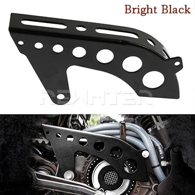 Motor-Frontriemenscheibenschutz, matt/helles Schwarz, Antriebsriemenscheibenabdeckung für Harley Sportster XL 1200 883 48 72, SuperLow Nightster 2004–18
