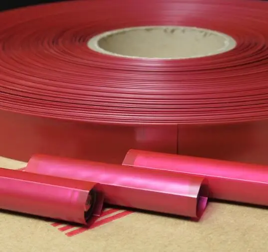 60pcs Silver Pink Purple Length 72mm Width 29.5mm 18650 Battery Pack Insulation PVC Heat Shrinkable Tubing Shrink Tube