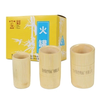 

3pcs set bamboo thicken explosion-proof Vacuum cupping free shipping