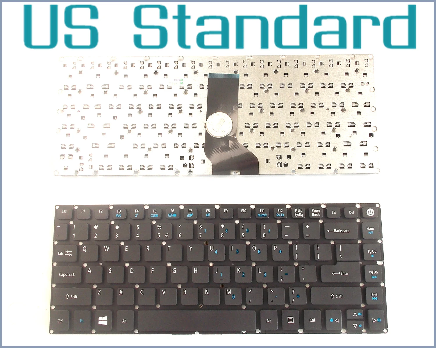 Laptop US Layout Keyboard For Acer Aspire ES1-420 ES1-421 E5-473TG E5-475 E5-475G E5-491G E5-473G-55WJ E5-473G-519T