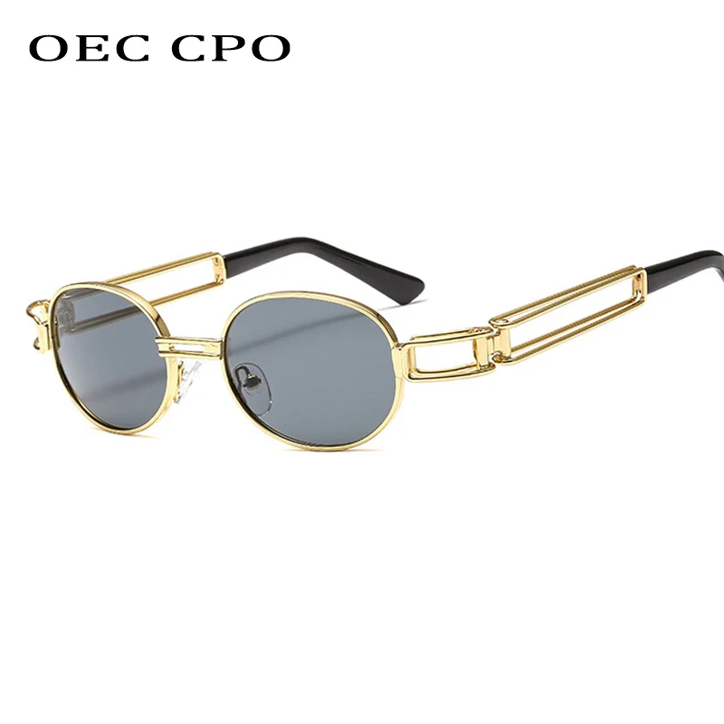 

Fashion Round Sunglasses Women Men Vintage Metal Frame Steampunk Sun Glasses Men Shades UV400 Oculos O22