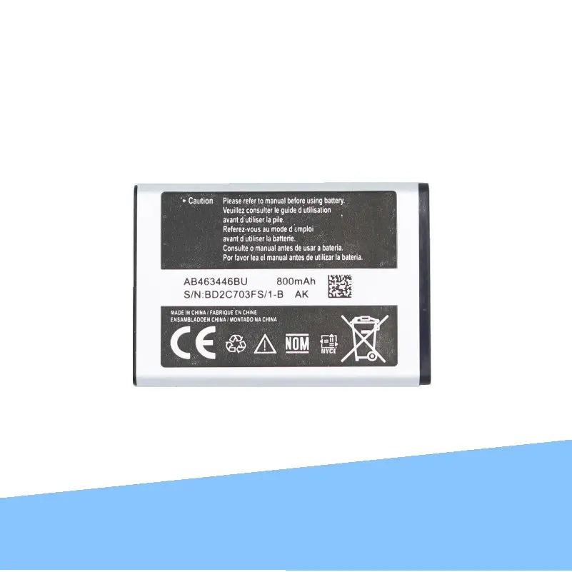 iSkyamS 2x 800mAh AB463446BU Replacement Battery For Samsung SGH GH E251 E258 E350 E428 E500 X208 E900 E908 C512 X630 X680