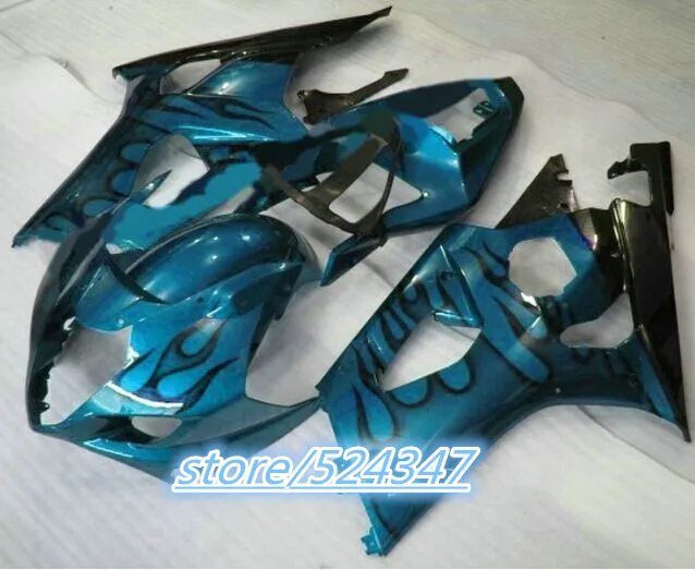 Injection Hey-GSX-R1000 K3 03 04 GSX R1000 K3 Black Blue GSXR 1000 2003 2004 GSXR1000 Fairing for Suzuki