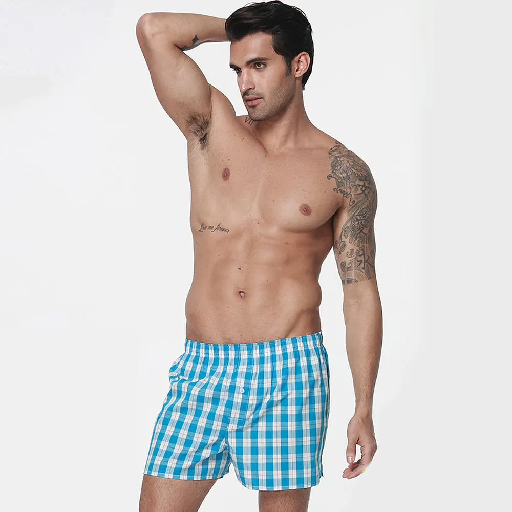 Short Homme 100% Full Cotton Homme Cueca Boxer Masculina Men Cuecas Male Panties Arrow Pants Plus Size S-XXXL