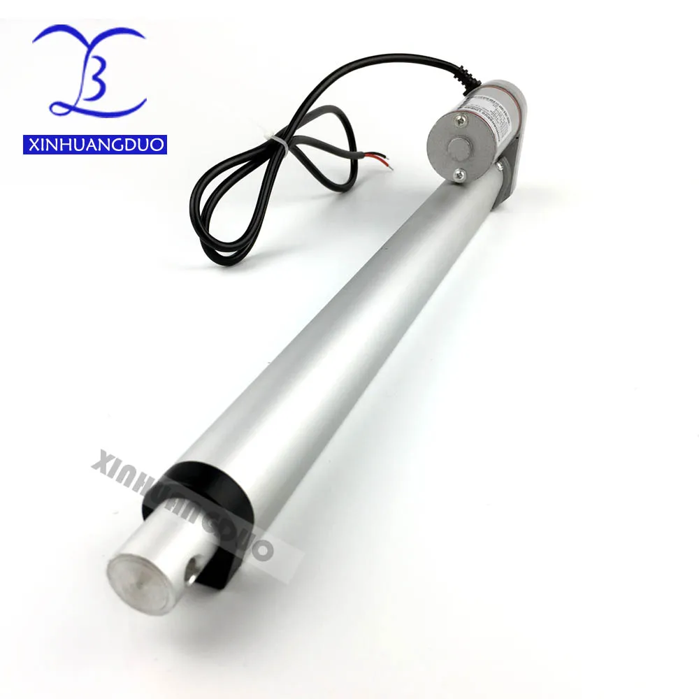 12V 24V 600mm/24inch stroke 60N-900N /198LBS micro linear actuator electric linear actuator TV lift DC motor