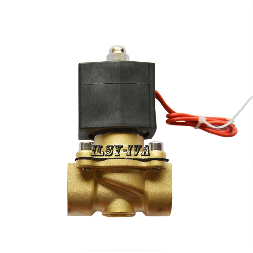 2017 new DN32 110vac,220vac two way Square brass electric Solenoid valve