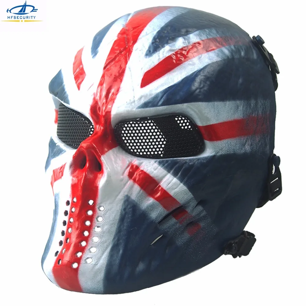 HFSECURITY Light Weight Tribal Chief M06 Tactical Protective Mask Real CS Skull Face Shield Field Battle Equipment Masque