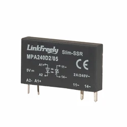 MPA240D2/05 4 Pin PCB Micro Voltage Relay Switch Module 5V DC In 240VAC/2A Output,Smart Auto DC AC SSR Solid State Relay Bank