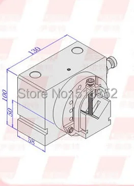 EPT-704 Precision Sine Vises Sealed Indexing Fixture Device SUS440 Stainless Steel Vice Jig Tools for EDM Wire Cutting Machine