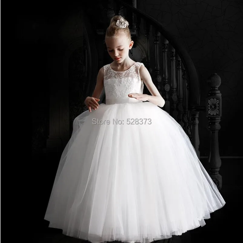 YNQNFS FG5 Girl kid's dress Ball Gown Puffy Tulle Skirt Kids Dresses  Flower Girl Dresses 2024 vestido de novia