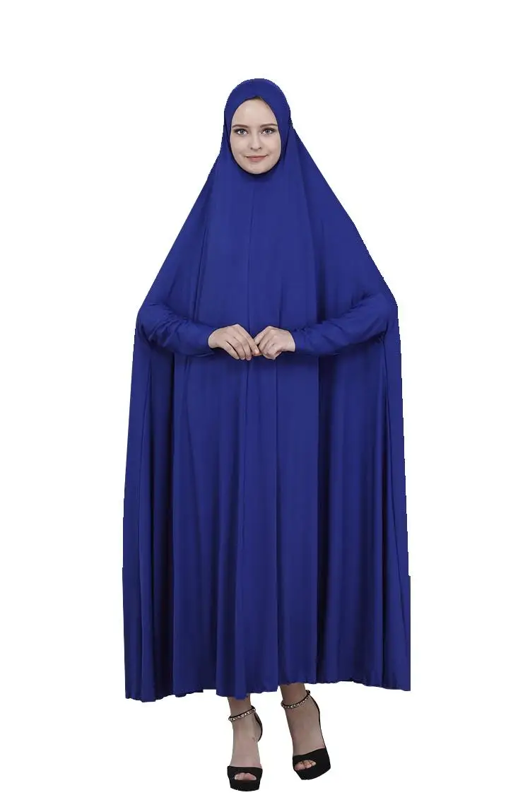 Imagem -04 - Vestido de Oração Abaya Muçulmano para Mulheres Khimar Overhead Vestuário Islâmico Manto Árabe Burqa Burka Kaftan Oriente Médio Eid Ramadã