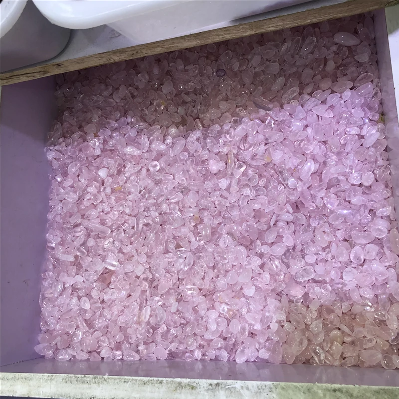 1 kg rose quartz crystal gravel stone  pocket stone gravel stone china rough specimen wholesale  cheap dropshipping