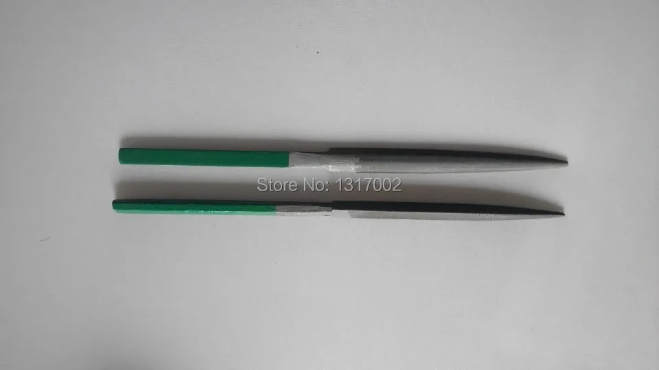 2pc/lot GH261 A Type Green handle half round files, goldsmith Tools,jewelry tools,jewelry engraving fixing files