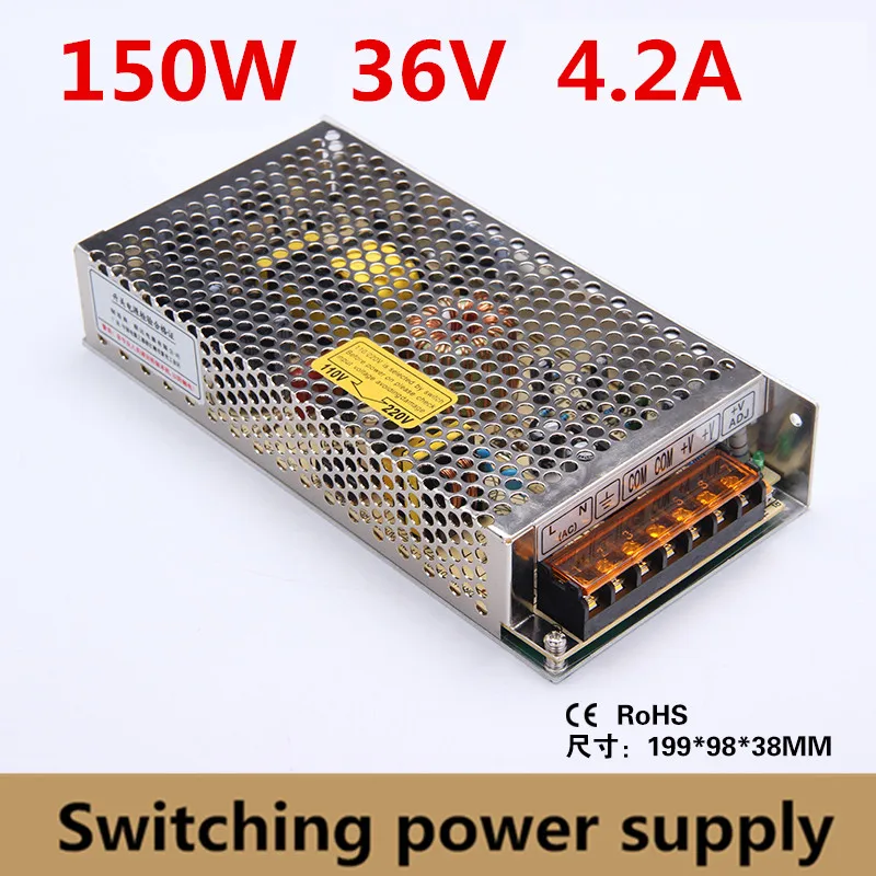 

high quality Switching power supply power suply unit DC 36V 4.2A 150W power supply ac dc converter wholesales (s-150-36)