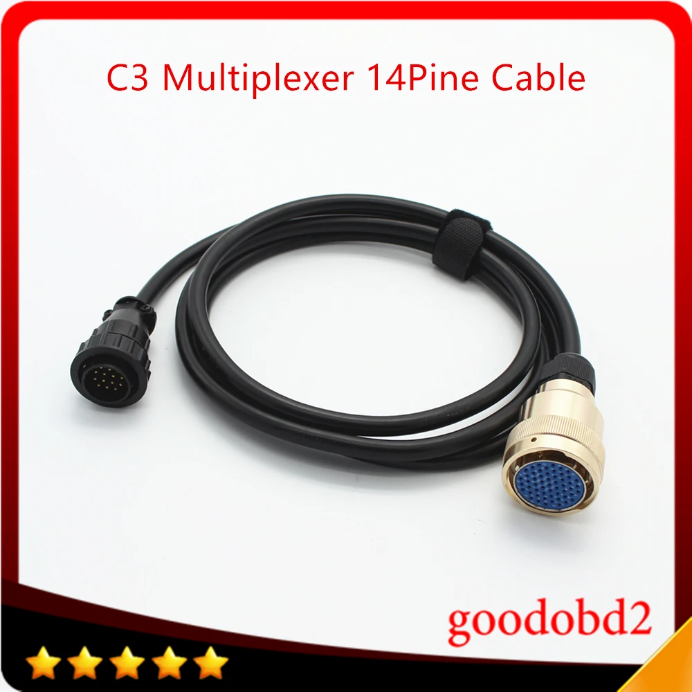 Auto Diagnostic Cable for Benz MB Star C3 14PIN Cable for C3 Multiplexer Accessories Adapter Cable