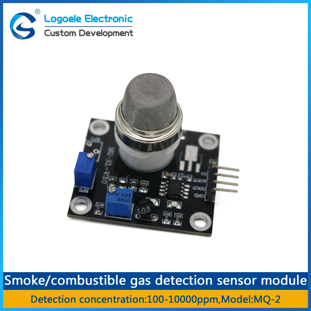 MQ-2 MQ-5 Rauch Gas Sensor MQ2 MQ5 Methan Propan Butan Wasserstoff Qualitative Erkennung Modul 100-10000ppm