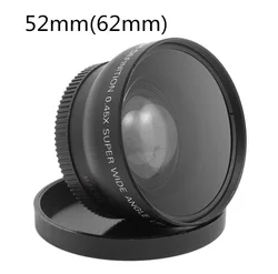 ニコンd5000d5100 d3100 d7000 d3200 d80 d90用52mm 0.45x広角レンズマクロレンズバッグ