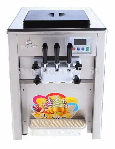 Máquina comercial de sorvete macio, 18L/H BQL-818T de fabricante de sorvete para venda