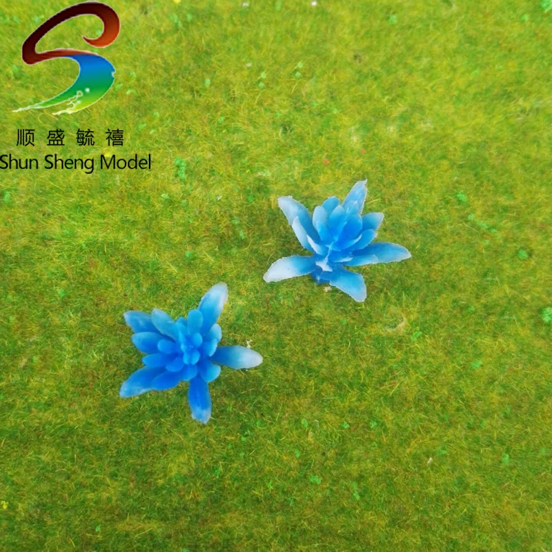 

HC20 Small Flower Blue And White Color Model Flower For Model Design Model Kits 0.25kg