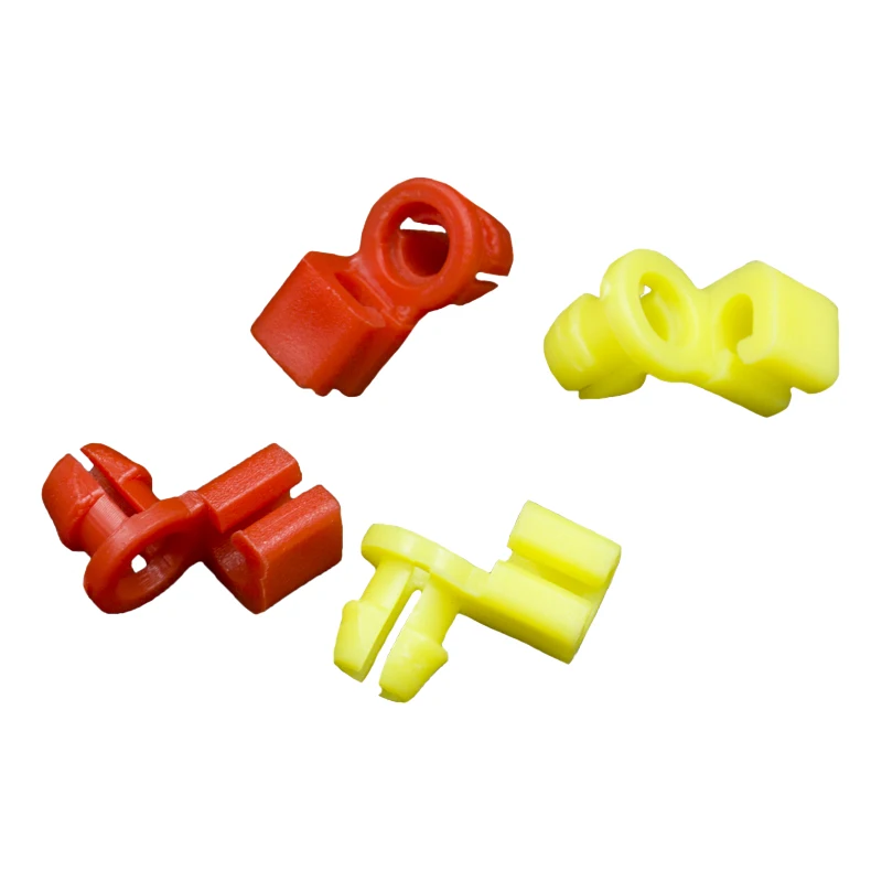 KE LI MI 60pcs(30pairs) Car Left Right Door Side Lock Latch Rod 4mm Size Clip Plastic Retainer Clips