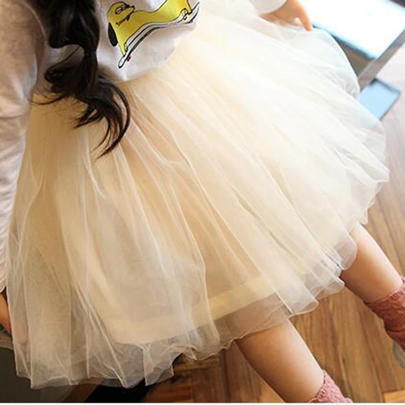 تنورات للبنات 13 لون لعمر 1-11 سنة تنورات للأطفال البنات لصيف 2019 تنورة منفوشة ناعمة من التول الناعم للأطفال تنورة منفوشة LZ186 #6