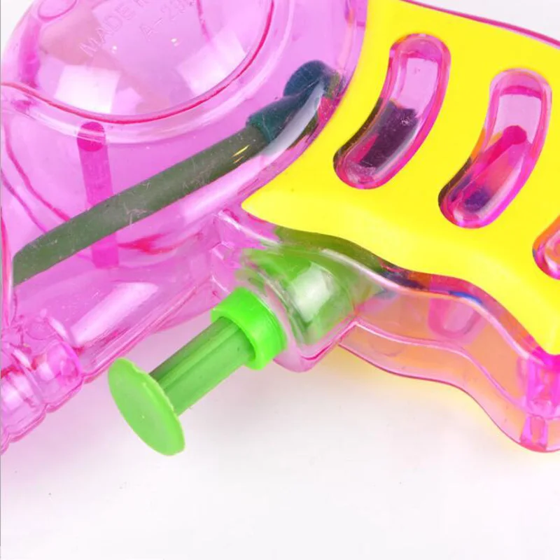 Mini Waternevel Kleine Waterpistool Effen Kleur Transparant Waterpistool Strand Zomer Kinderen Spelen Water Interactieve Speelgoed Gift