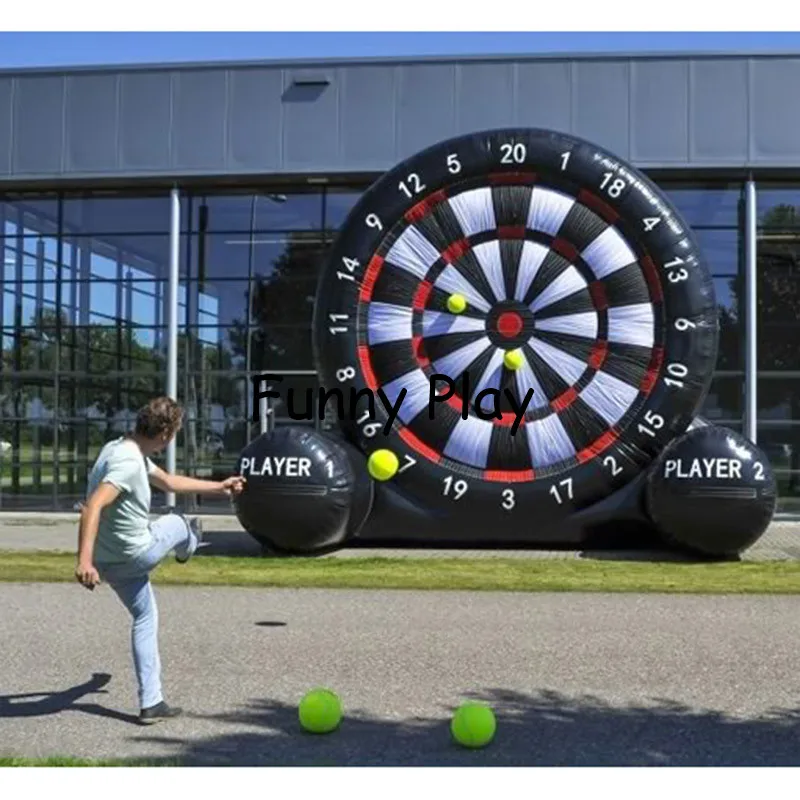 giant pvc Inflatable Foot Darts Board Game,Inflatable Kick Darts,inflatable football target dart board soccer goal