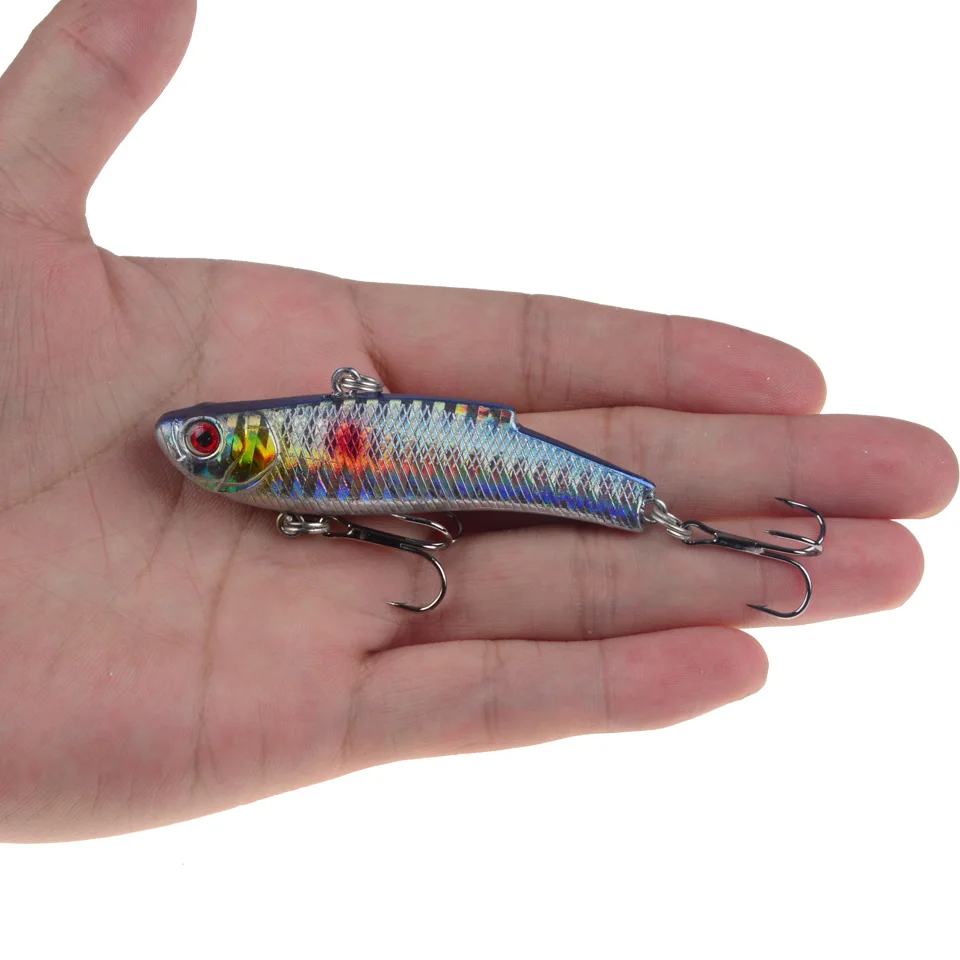 1pcs Winter VIB Lure Hard Bait 7cm 20g Long Shot Crankbait Wobblers Sinking Isca Artificial Leurre Peche Fishing Lure For Pike