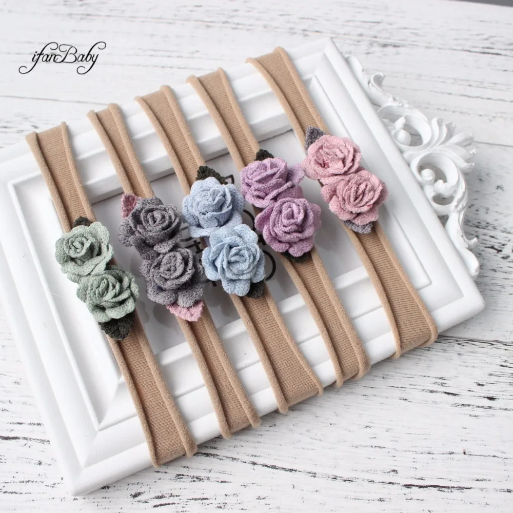 Sweet flower Headband,cute elastic headband  Kids girl women hairband 30 pcs