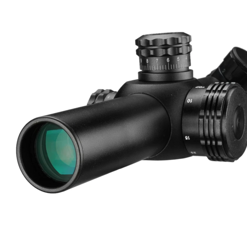 Imagem -05 - Fogo Lobo 27x24 Novo Riflescopes Rifle Escopo Caça com Montagens