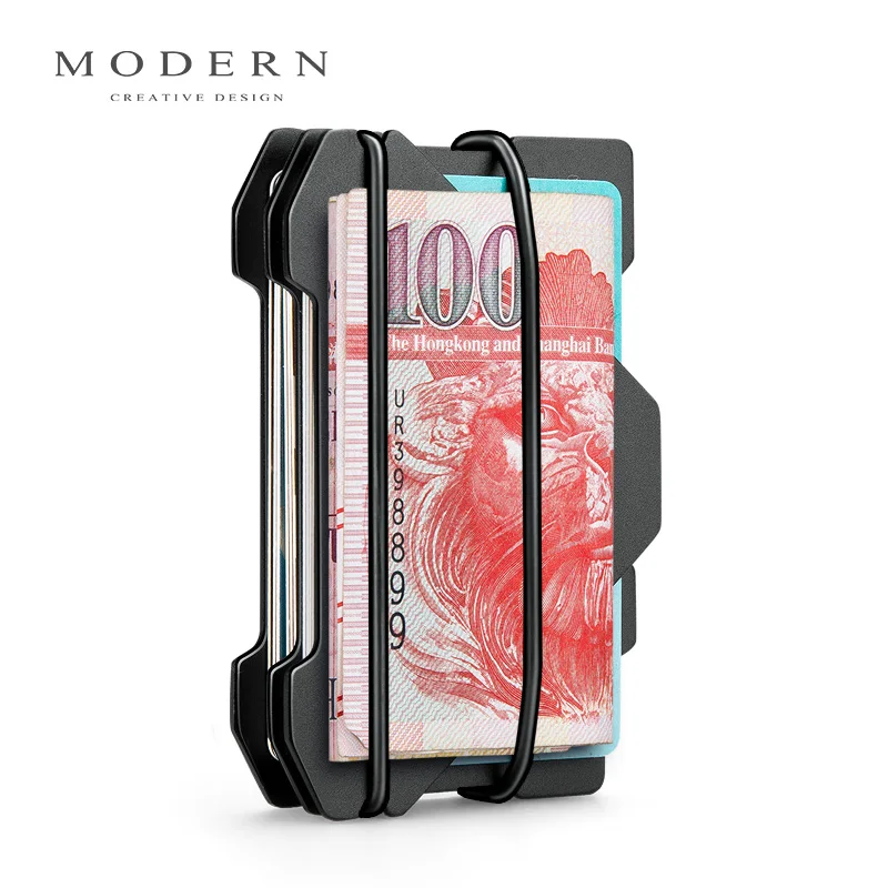 Rfid Blocking Minimalist Wallet Credit Card Holder Organizer Men Travel Anti Theft Wallets