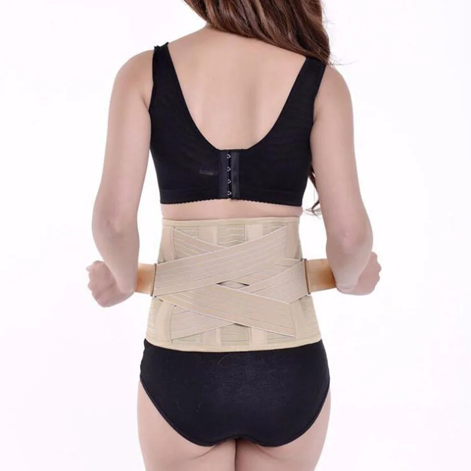 Orthopedic Back Support Belt for Men Women Corset Back Waist Support Brace Back Lumbar Support Belt Metal Release Back Pain