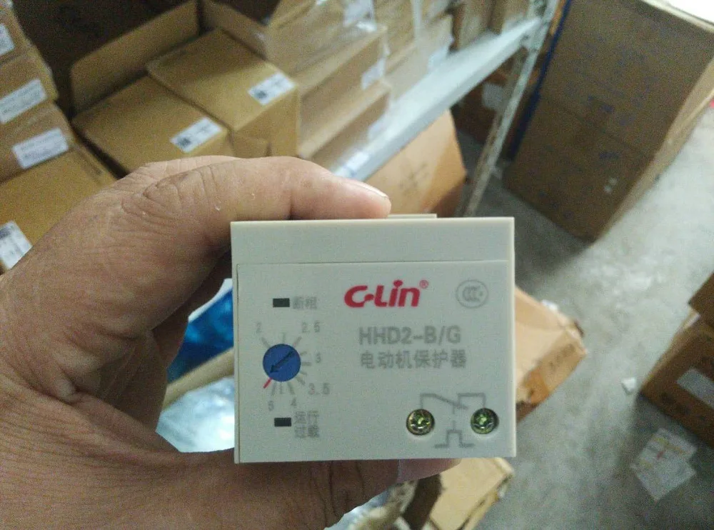 

Brand new original authentic C-Lin HHD2-B/G (2~5A) Passive Motor Motor Phase Loss Overload Protector AC380V