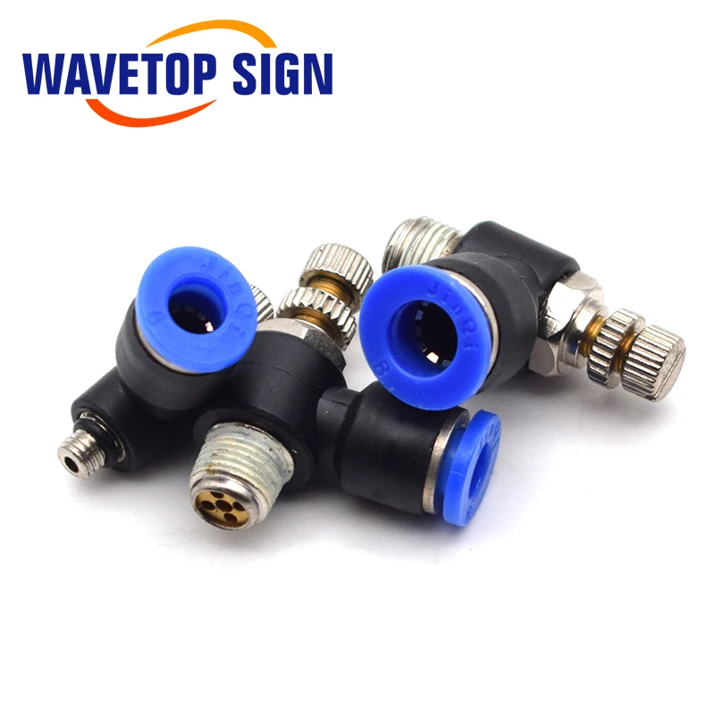 WaveTopSign فوهة الغاز تنظيم الهواء Dia.6mm 8 مللي متر 2 قطعة/السلع فوهة الهواء لرأس الليزر Co2 آلة القطع والنقش بالليزر